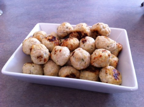 boulettes poulet pomme